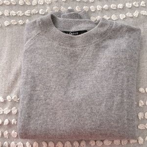 Quince cashmere sweatshirt style grey size medium